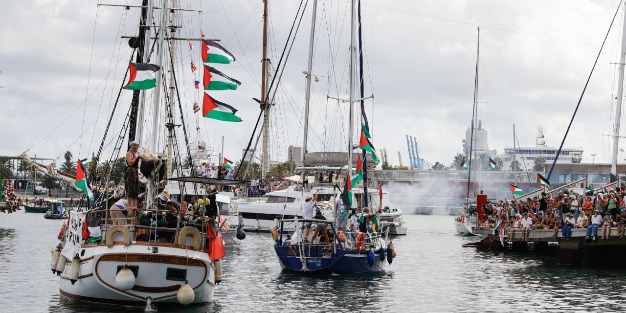 son dakika sumud filosuna yeni dron saldirisi G8MXCChI