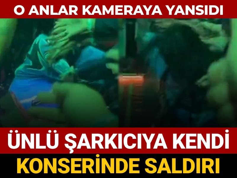 unlu sarkiciya kendi konserinde saldiri o anlar kameraya yansidi Mwde5Ybs