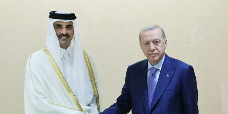 Erdoğan ve Katar Emiri Al Sani’den Telekonferans ile Önemli Görüşme