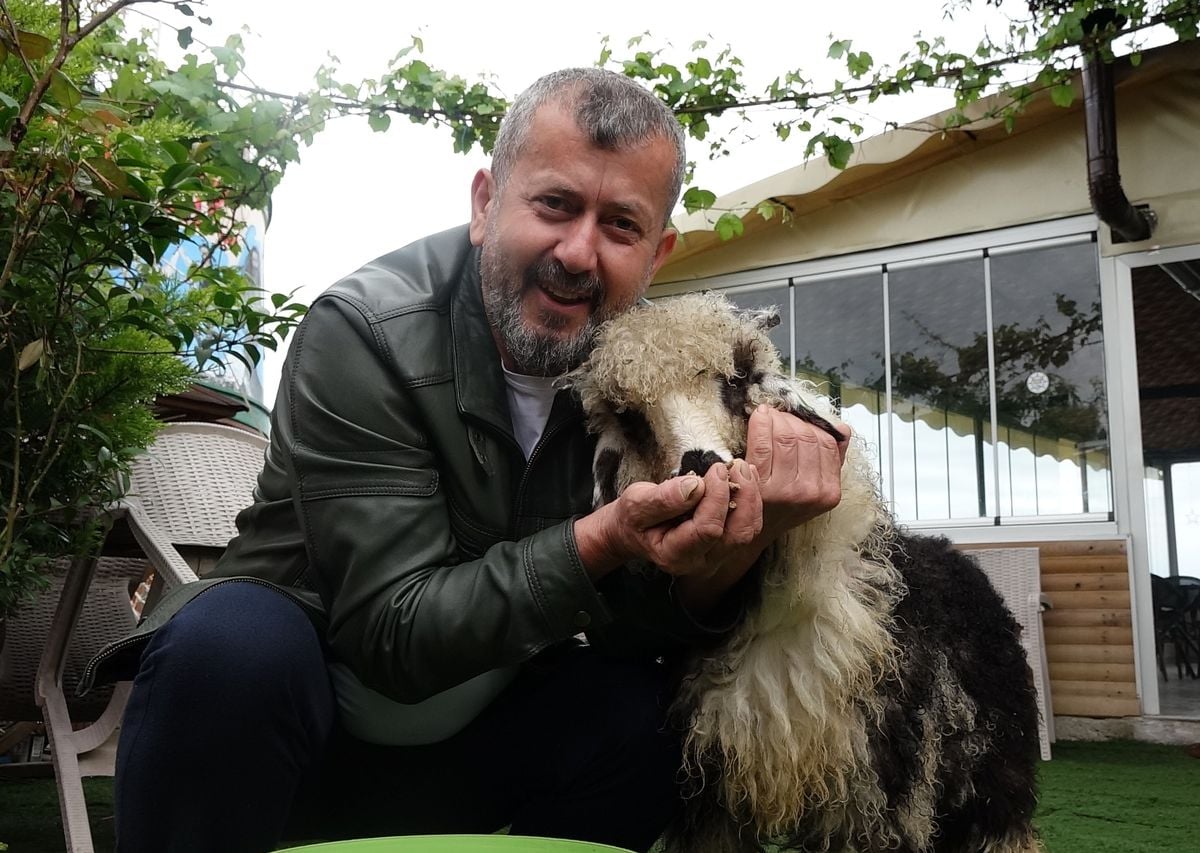 ‘Abbas’ Adını Verdiği Kuzusu ile Ayrılmaz İkili